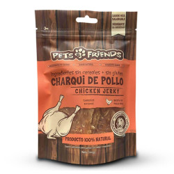 PETS Y FRIENDS CHARQUI DE POLLO 100G