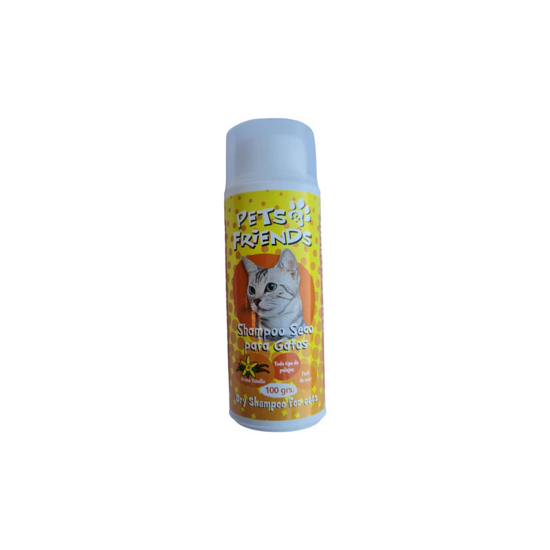 PETS FRIENDS SHAMPOO GATO SECO AROMA VAINILLA 100 GRS. PETS FRIENDS SHAMPOO GATO SECO AROMA VAINILLA 100 GRS.