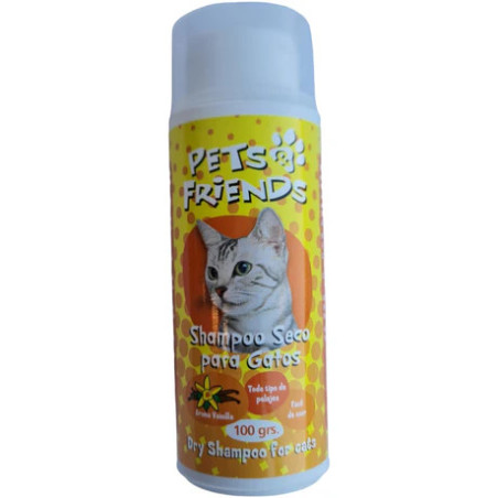 PETS FRIENDS SHAMPOO GATO SECO AROMA VAINILLA 100 GRS.