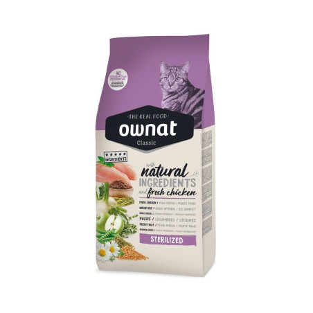 OWNAT CLASSIC CAT STERILIZED CHICKEN 4 KG