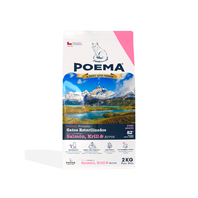 POEMA CONTROL URINARIO GATOS ESTERILIZADOS SALMON 2 KG POEMA CONTROL URINARIO GATOS ESTERILIZADOS SALMON 2 KG