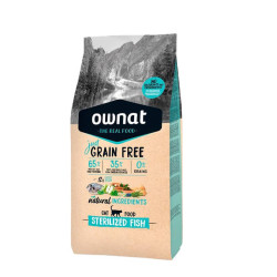 OWNAT GRAIN FREE CAT STERILIZED FISH 1 KG
