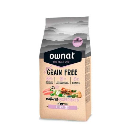 OWNAT GRAIN FREE CAT STERILIZED CHICKEN 1 KG