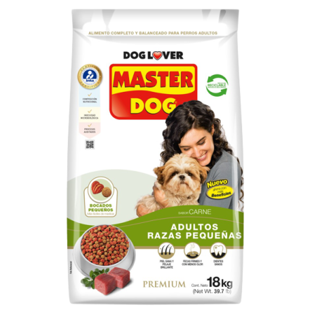 MASTER DOG  ADULTO RAZA PEQUEA 18KG