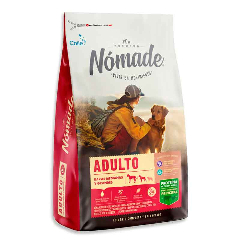 NOMADE ADULTOS RAZA MEDIANAS Y GRANDES 20 KG NOMADE ADULTOS RAZA MEDIANAS Y GRANDES 20 KG
