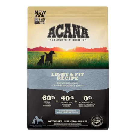 ACANA LIGHT FIT RECIPE 2KG