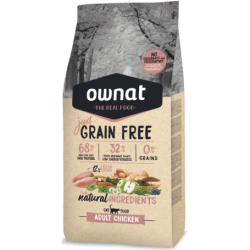 OWNAT JUST GRAIN FREE ADULTOS CHICKEN DOG 3KG
