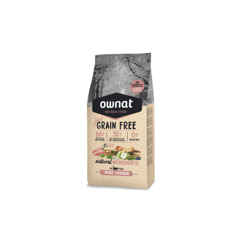 OWNAT JUST GRAIN FREE ADULTOS CHICKEN DOG 3KG OWNAT JUST GRAIN FREE ADULTOS CHICKEN DOG 3KG