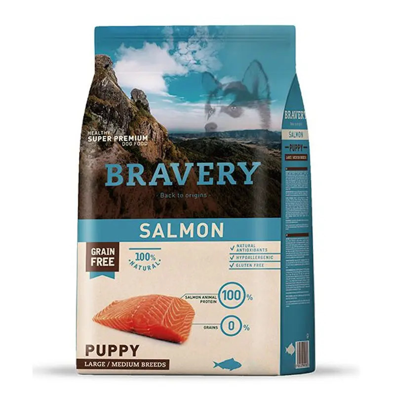 BRAVERY SALMON PUPPY 4KG BRAVERY SALMON PUPPY 4KG