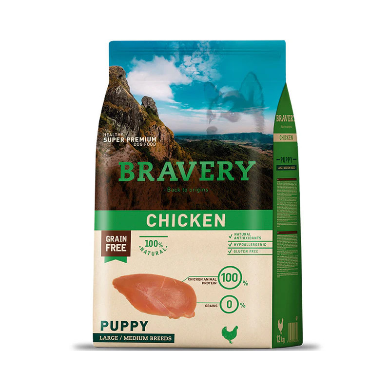 BRAVERY CHICKEN PUPPY 4KG BRAVERY CHICKEN PUPPY 4KG