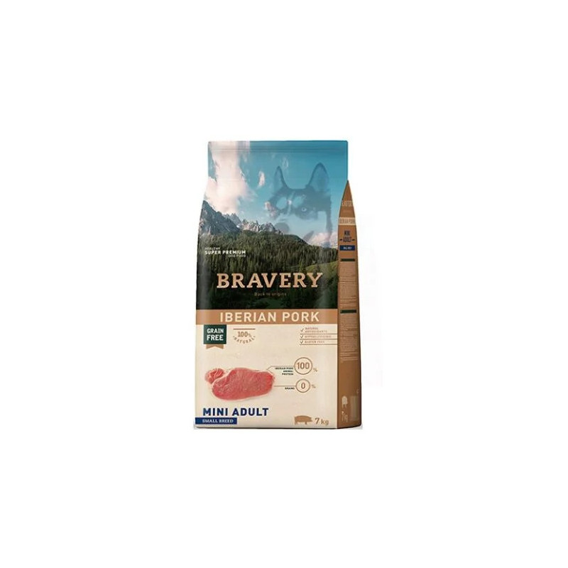 BRAVERY IBERIAN PORK MINI ADULTOS 7KG BRAVERY IBERIAN PORK MINI ADULTOS 7KG